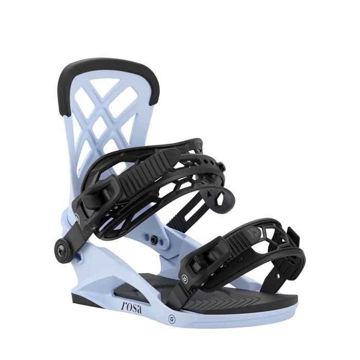 Union Rosa Snowboard Bindings Women's Medium (US Size 6-8.5) Light Blue New 2027