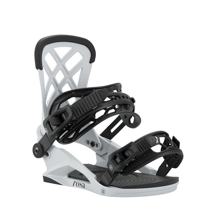 Union Rosa Snowboard Bindings Women's Small (US Size 4-6.5) Light Grey New 2027