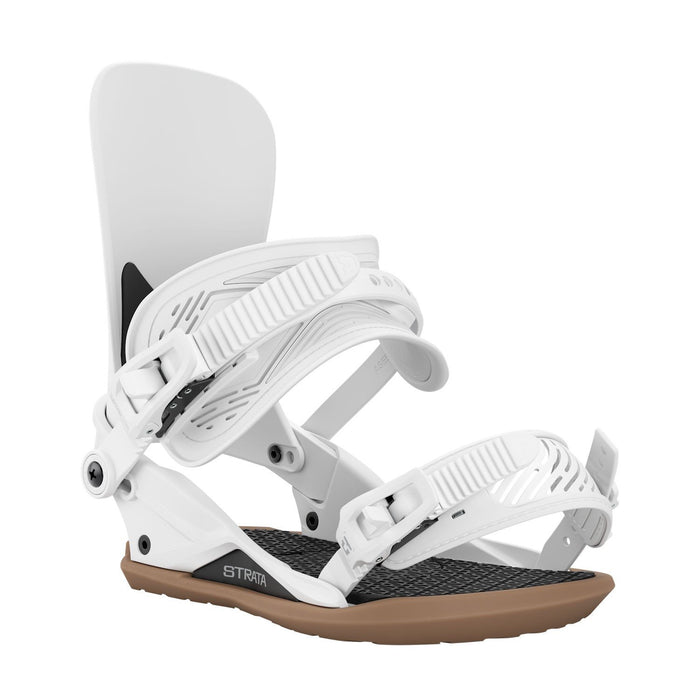 Union Strata Snowboard Bindings, Men's Large (US 10.5-13), White New 2027