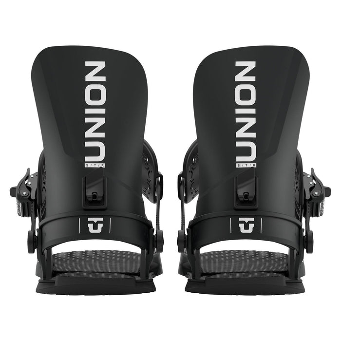 Union STR Snowboard Bindings, Men's Large (US 10.5-13), Black New 2027