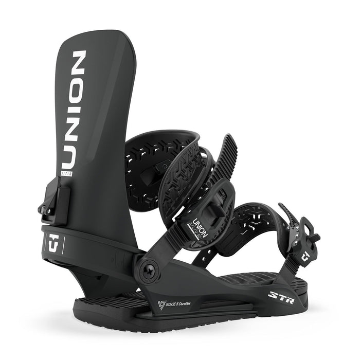 Union STR Snowboard Bindings, Men's Small (US 5-7.5), Black New 2027