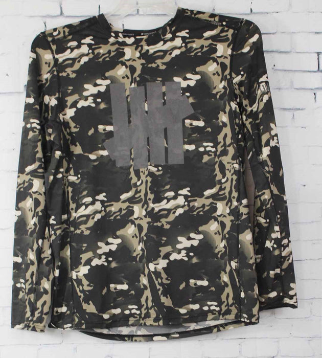 Undefeated O.P. Camo Tech Work Out Long Sleeve Shirt Men's Small Attic Print New