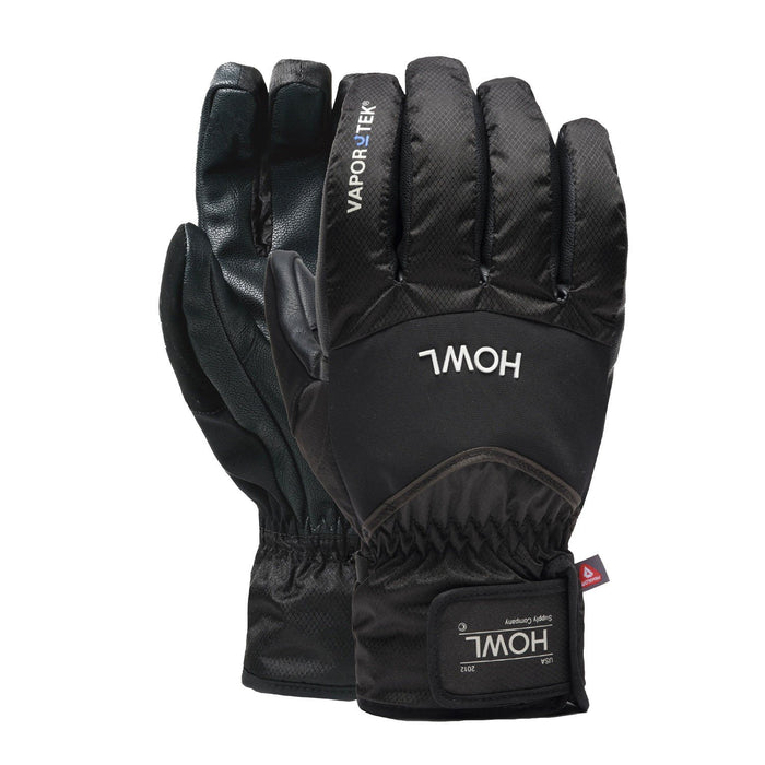 Howl Union Midweight Snowboard Gloves, Unisex Small, Black New