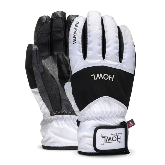 Howl Union Midweight Snowboard Gloves, Unisex Extra Large / XL, White New