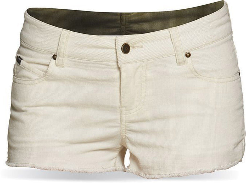 Dakine Womens Upcountry Cut-Off Shorts Size 5 Low Rise Skinny Fit Turtledove New