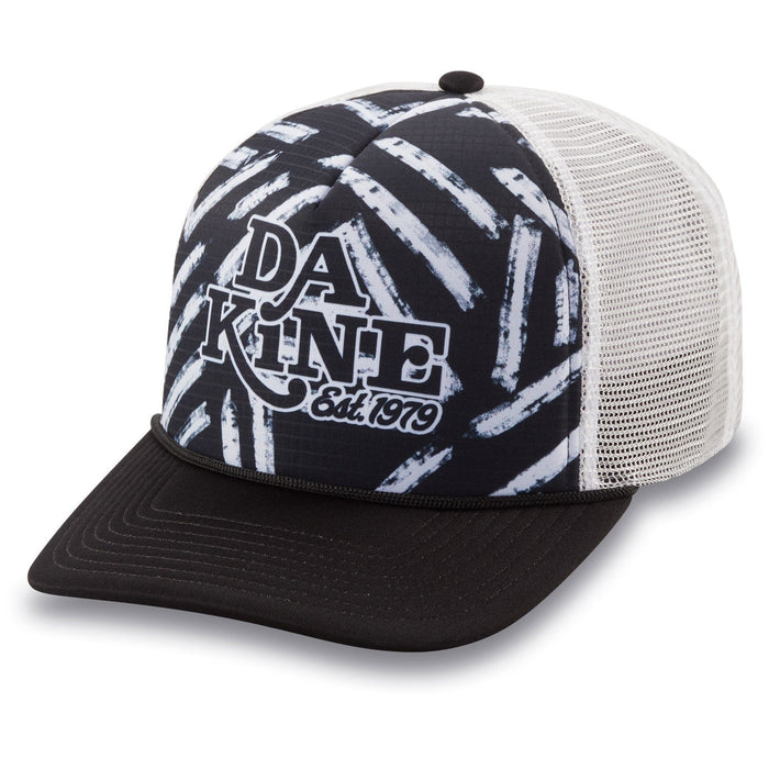 Dakine Vacation Trucker Snapback Hat 80s Geo Black White Print New