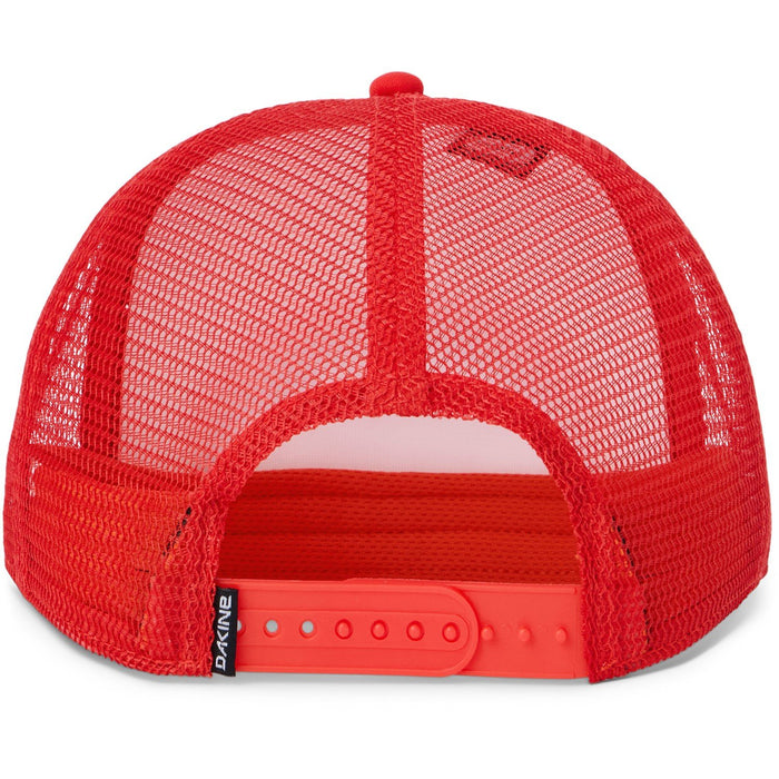 Dakine Vacation Trucker High Crown Snapback Hat Flame Scarlet Red New
