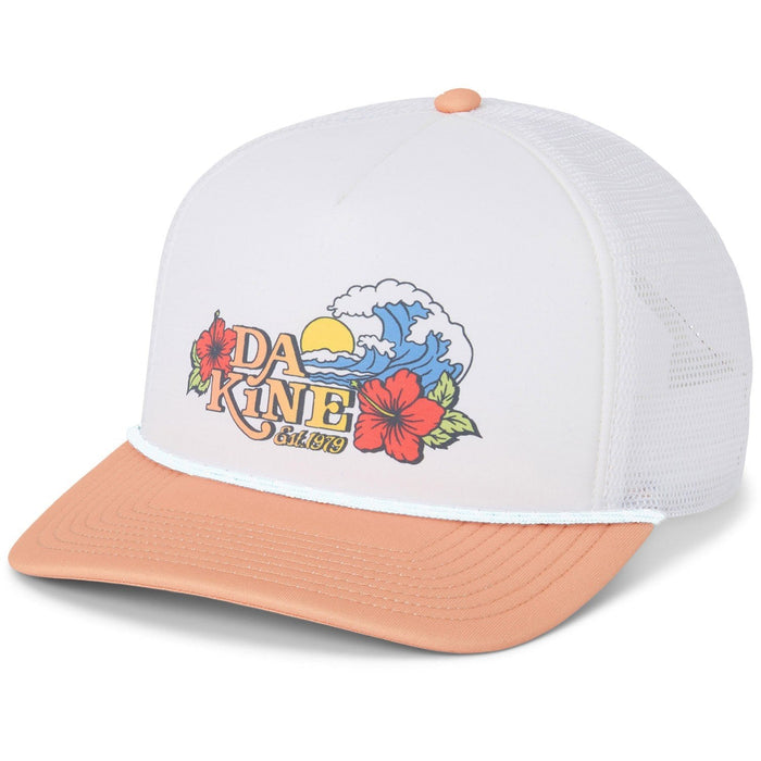 Dakine Vacation Trucker High Crown Snapback Hat Hawaiian Wave New