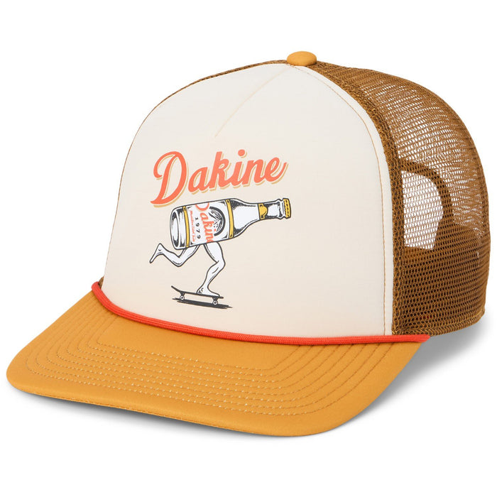 Dakine Vacation Trucker High Crown Snapback Hat Inca Gold New