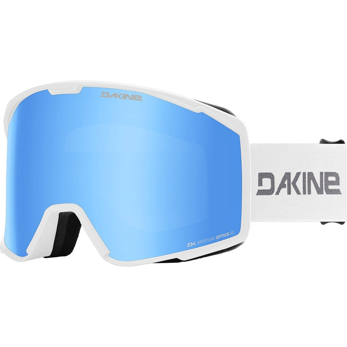 Dakine Venue Plus Snow Goggles, White Frame, Blue Mirror Lens Plus Storm Rose