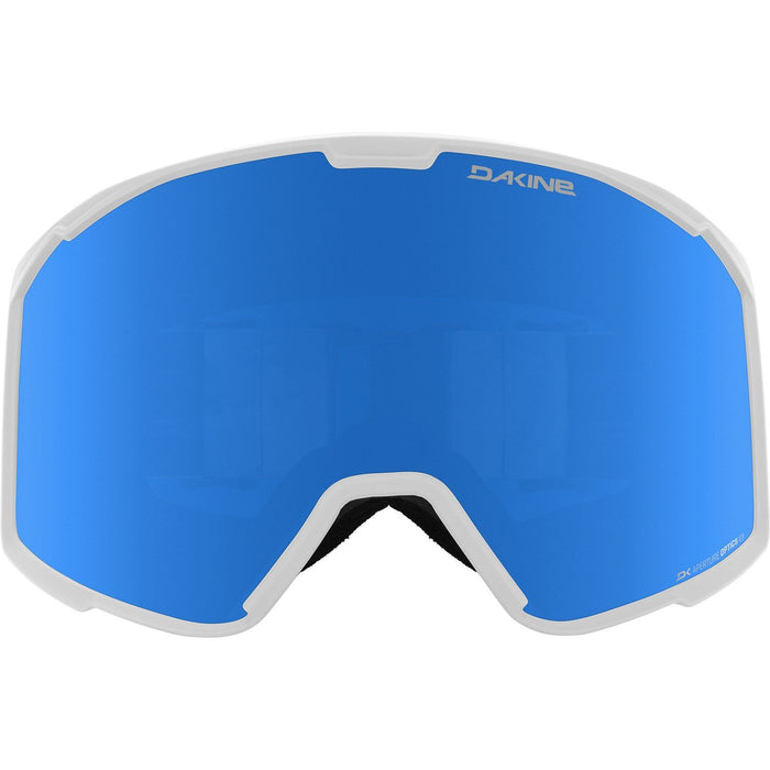 Dakine Venue Plus Snow Goggles, White Frame, Blue Mirror Lens Plus Storm Rose