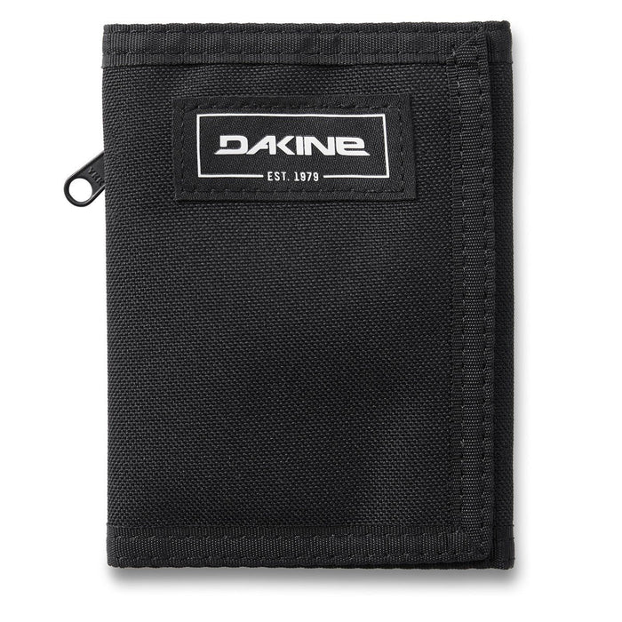 Dakine Vert Rail Tri-Fold Wallet with Zipper Coin Pocket Black II