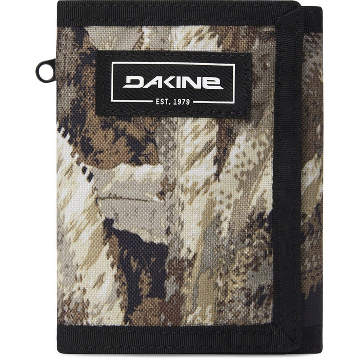 Dakine Vert Rail Tri-Fold Wallet with Zipper Coin Pocket, Bracken Fern Print New