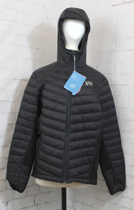 Helly Hansen Women's Verglas Hood Down Hybrid Insulator Jacket, Medium Black New