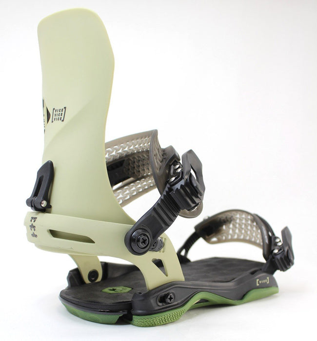 Rome Vice Snowboard Bindings, M/L (Mens US 7-10), Tan 2024 - Demo