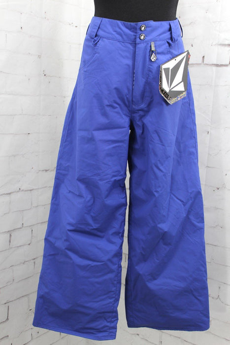 Volcom Recruit Insulated Snowboard Pants, Boys Youth Extra Large/XL, Strobe Blue