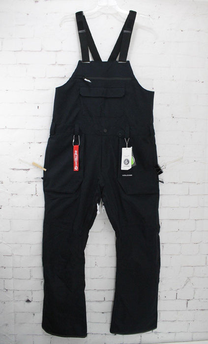 Volcom Roan Bib Overall Snow Pants Men's Large Black