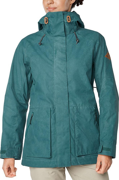 Dakine Weatherby Snowboard Jacket, Women's Medium, Deep Teal Green New