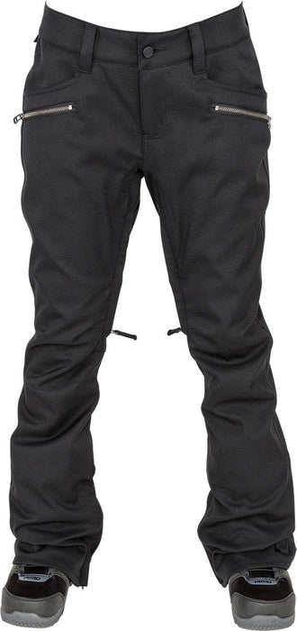 L1TA Scarlett Snowboard Pants Womens Small Black Wax Denim