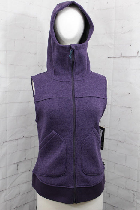 Burton Minxy Zip-Up Vest, Women's Extra Small/XS, Purple Velvet Heather New