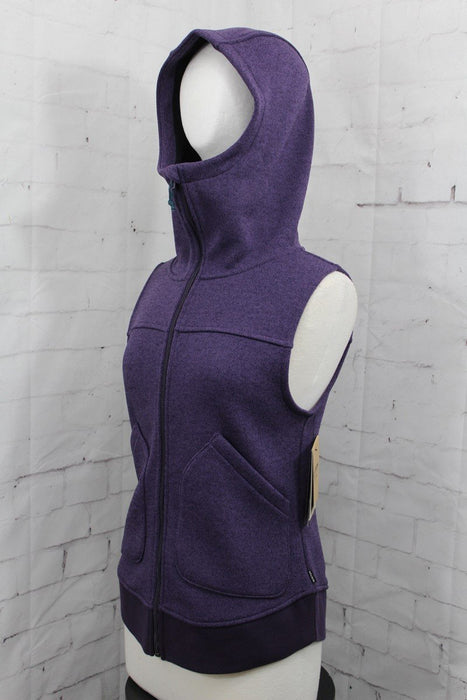 Burton Minxy Zip-Up Vest, Women's Extra Small/XS, Purple Velvet Heather New