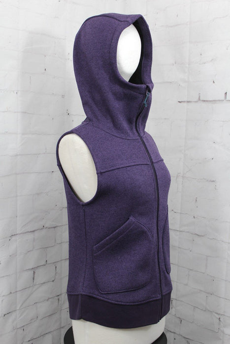 Burton Minxy Zip-Up Vest, Women's Extra Small/XS, Purple Velvet Heather New