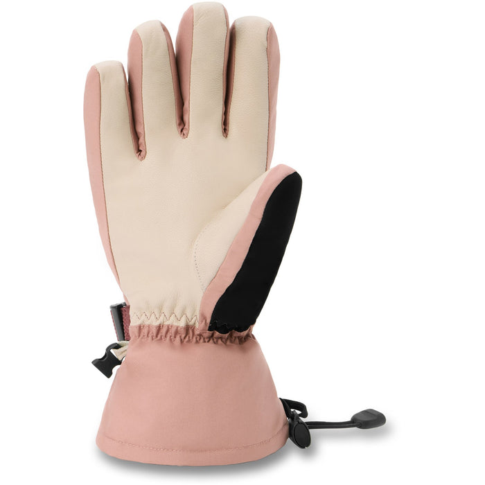 Dakine Camino 2.0 Leather DLX Snowboard Gloves Women's Medium Burlwood w/ Liners