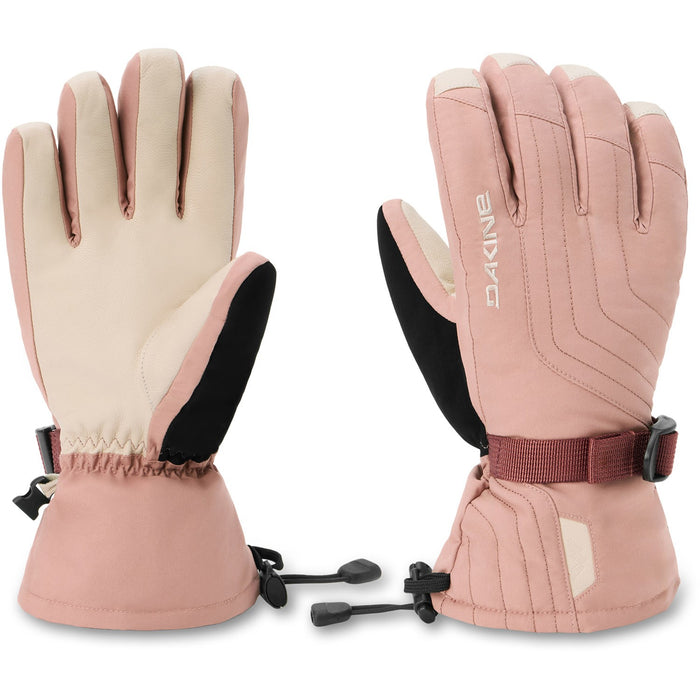 Dakine Camino 2.0 Leather DLX Snowboard Gloves Women's Medium Burlwood w/ Liners