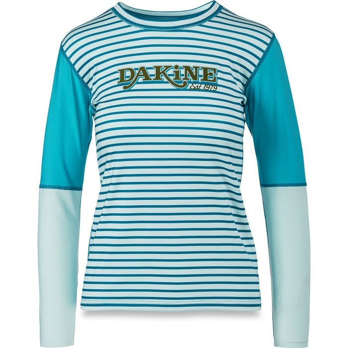 Dakine Women's Flow L/S Loose Fit Surf Swim Shirt Medium Bay Islands UPF 50+ New