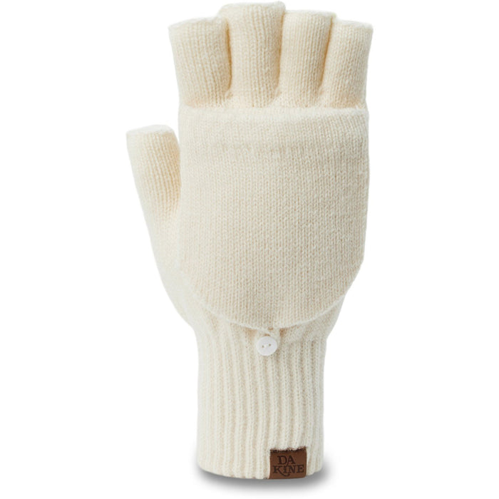 Dakine Miata Knit Mittens Fingerless Gloves Women's Medium Turtledove New