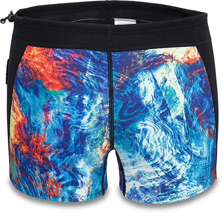 Dakine Mission 1mm Neo Surf Boy Shorts, Women's Medium, Kassia Elemental New