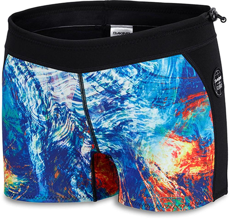 Dakine Mission 1mm Neo Surf Boy Shorts, Women's Medium, Kassia Elemental New