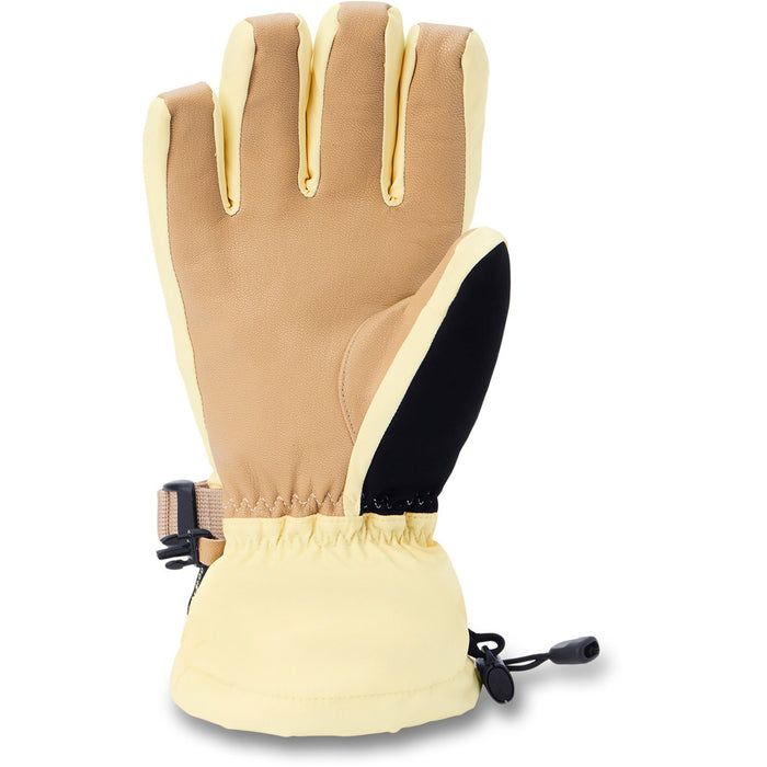 Dakine Sequoia 2.0 Leather DLX Gore Tex Snow Gloves, Women's Medium, Pear Sorbet