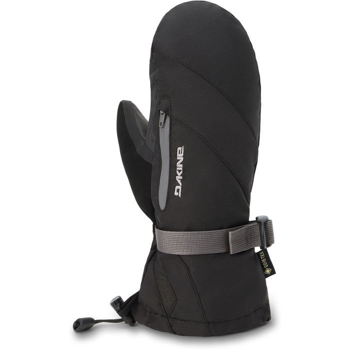 Dakine Sequoia 2.0 Leather DLX Gore Tex Snowboard Mitts, Women's Medium, Black