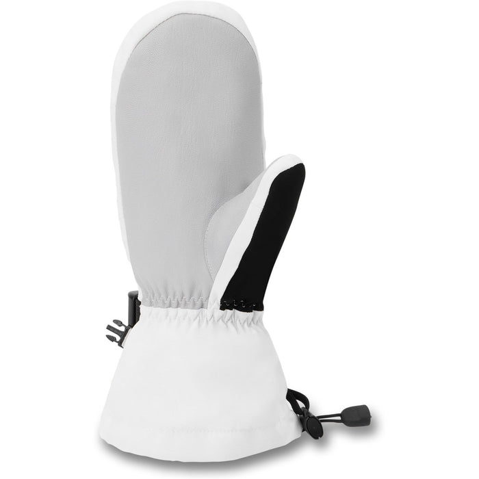 Dakine Sequoia 2.0 Leather DLX Gore Tex Snowboard Mitts, Women's Medium, White