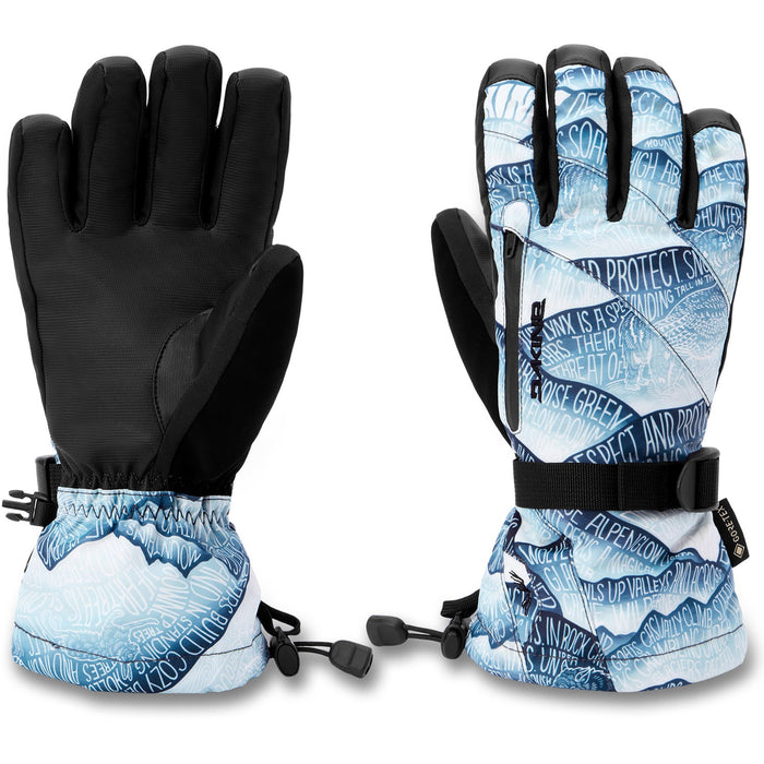 Dakine Sequoia 2.0 Gore-Tex Snowboard Gloves, Women's Medium, Kingdom Mountains