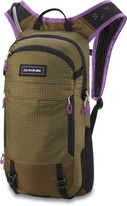 Dakine Syncline 12L Bike Pack 3L Hydration Reservoir Women's Backpack Dark Olive