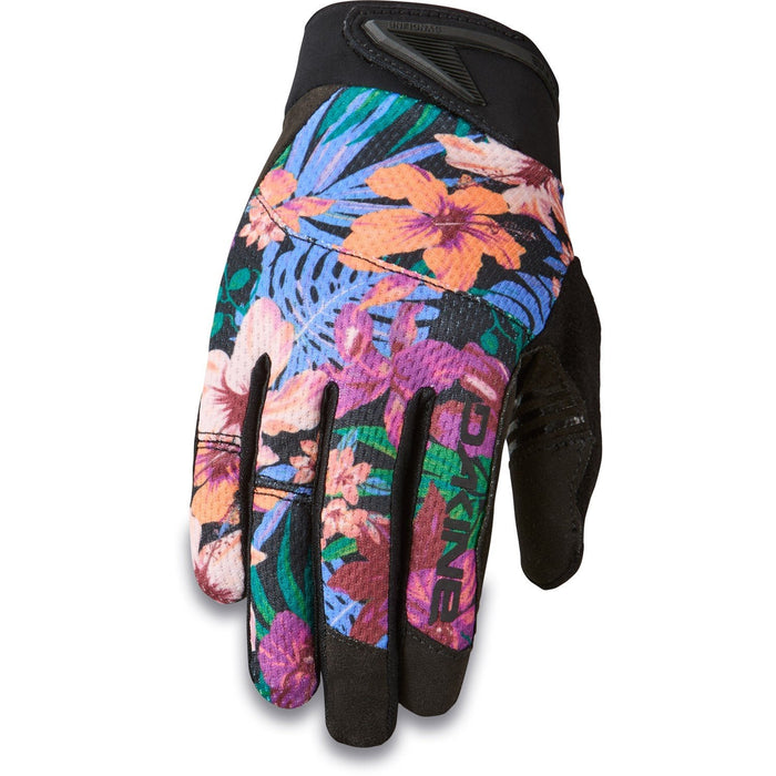 Dakine Syncline Cycling Bike Gloves, Women's Medium, Black Tropidelic Print New