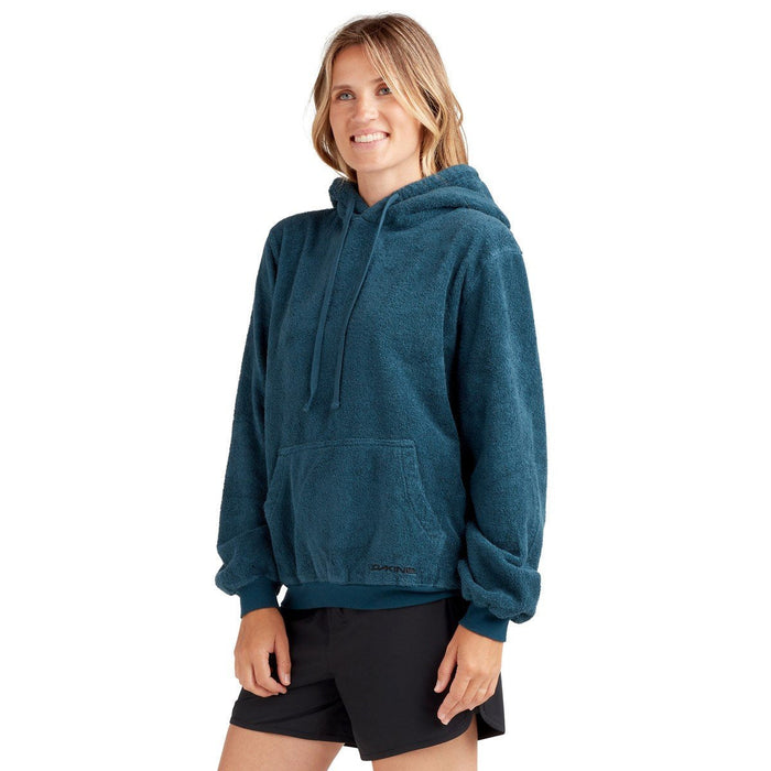 Dakine Women's Pullover Apresurf Quickdry Toweling Hoodie Large Galactic Blue