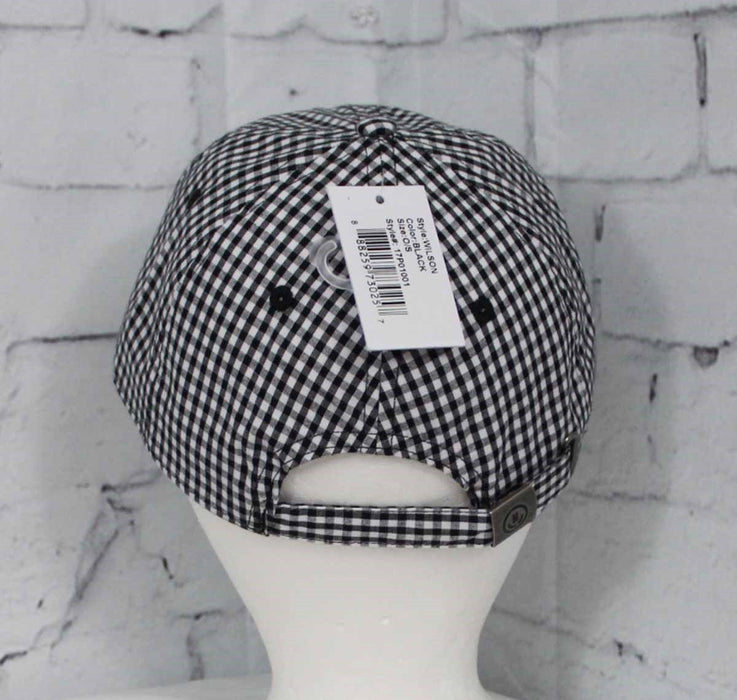 Neff Wilson Adjustable Strap Curved Brim Hat Black