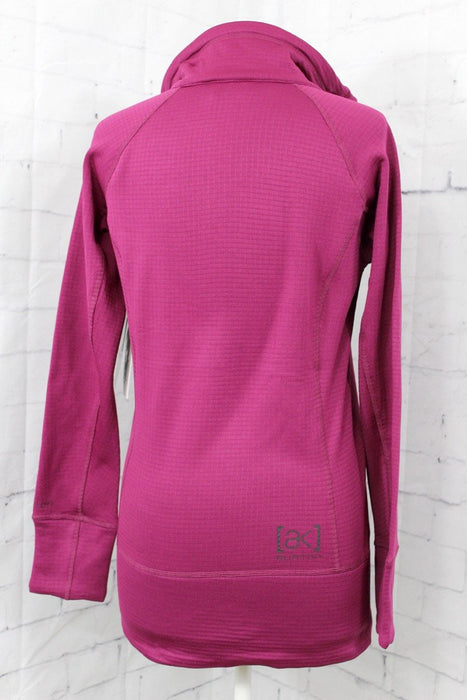 Burton AK Lift Half Zip Pullover Fleece Long Sleeve Top Women's Small Poison New