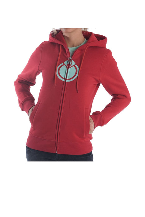 Nomis Icon Full-zip Hoodie Sweatshirt, Women's Medium, Red