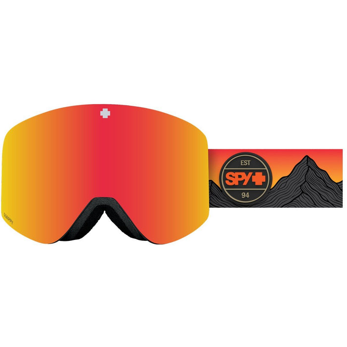 Spy Marauder Snow Goggles MTN Scape Dusk Orange, HPY Bronze Red Mirror + HB Pink