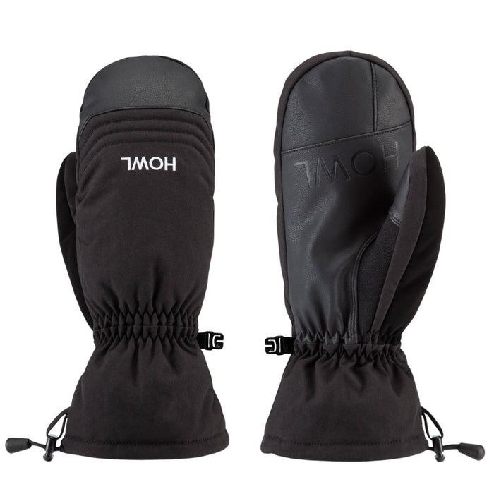 Howl Youth Team Midweight Snowboard Mitts, Unisex Kids Large 8-10 yr, Black New