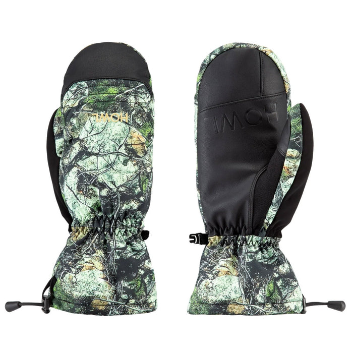 Howl Youth Team Midweight Snowboard Mitts, Unisex Kids Medium 6-8 yr, Real Tree