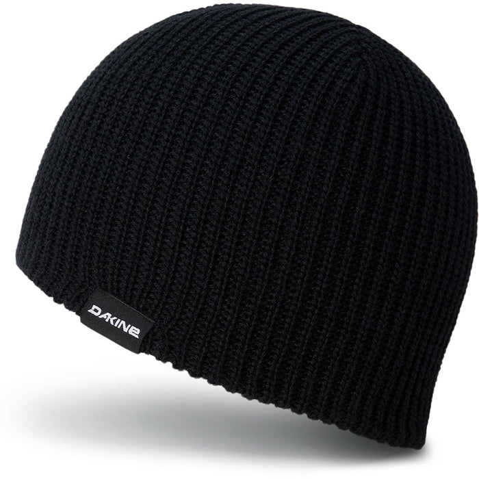 Dakine Youth Tall Boy Beanie Rib Knit Unisex Kids Solid Black New