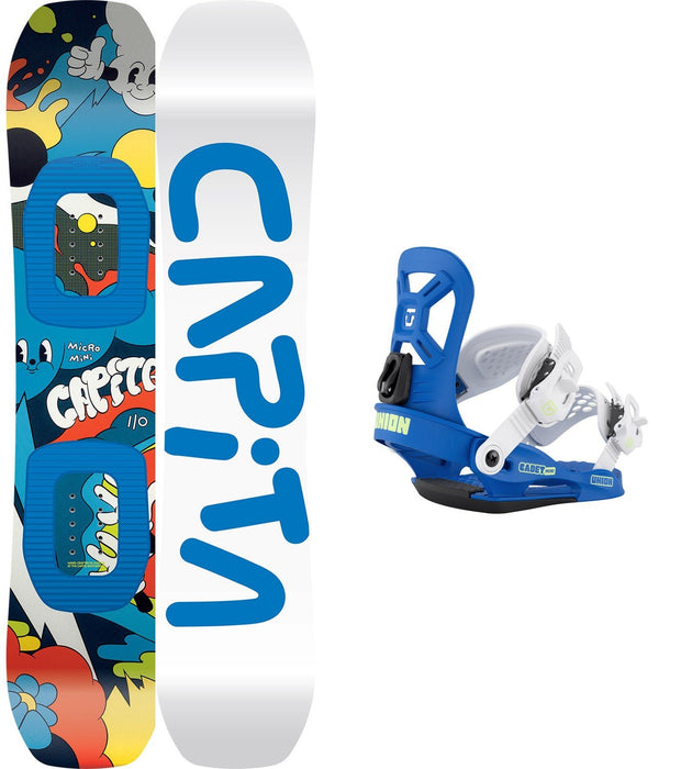 Capita Micro Mini Kids Snowboard 110 cm with Union Cadet Mini Bindings New 2026