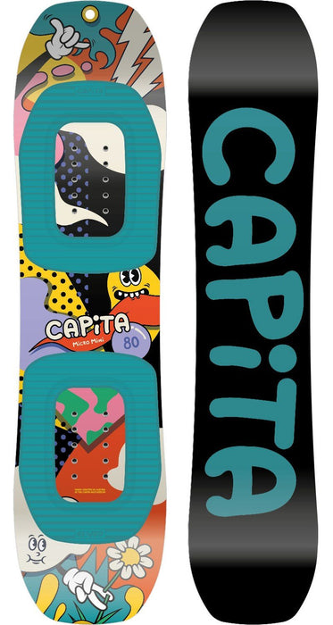 Capita Micro-Mini Youth Snowboard 80 cm, Kid's Micro Mini, New 2027 Black Base
