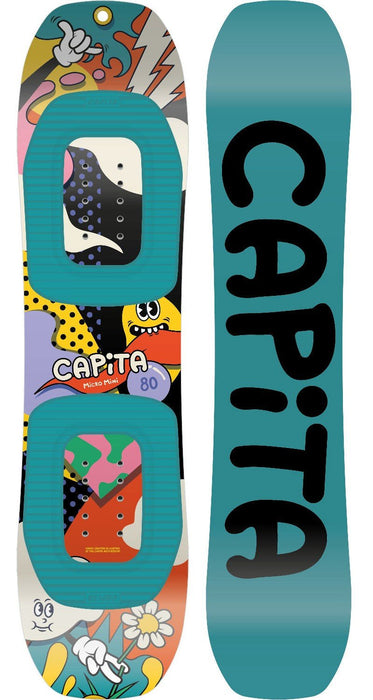 Capita Micro-Mini Youth Snowboard 80 cm, Kid's Micro Mini, New 2027 Green Base