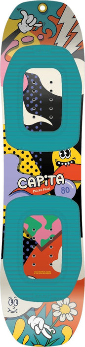 Capita Micro-Mini Youth Snowboard 80 cm, Kid's Micro Mini, New 2027 Green Base